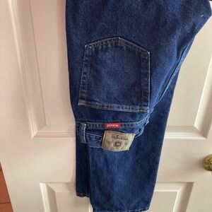Wrangler Men's Deep Blue Relaxed Jeans